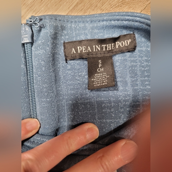 Nwot A Pea In The Pod Form Fitting Stretchy Pregnancy Talored Fit Dress Small - Picture 9 of 10